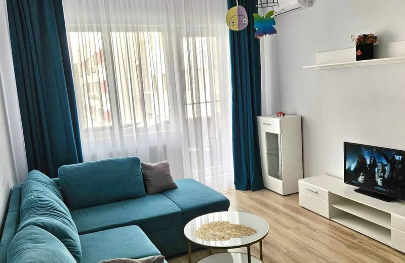 Vermietung einer gemütlichen möblierten 2-Zimmer-Wohnung, Bukarest, Rumänien